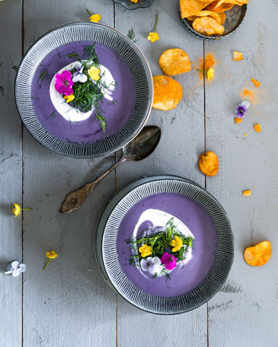 FOODkiss Blaue Kartoffelsuppe